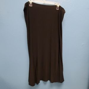 Sag Harbor black stretchy skirt size L